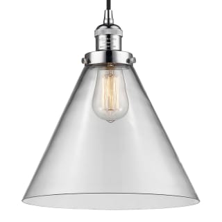 A thumbnail of the Innovations Lighting 201C X-Large Cone Polished Chrome / Clear