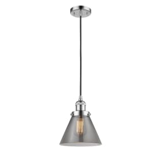 A thumbnail of the Innovations Lighting 201C Large Cone Polished Chrome / Plated Smoke