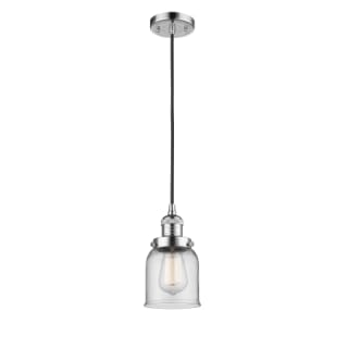 A thumbnail of the Innovations Lighting 201C Small Bell Polished Chrome / Clear