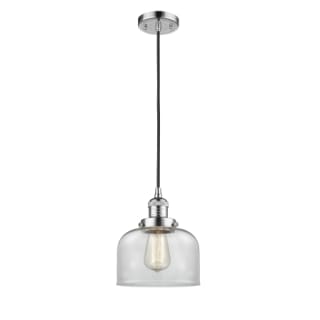 A thumbnail of the Innovations Lighting 201C Large Bell Polished Chrome / Clear