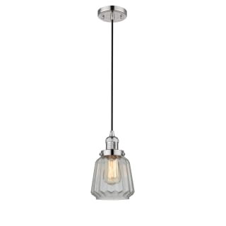 A thumbnail of the Innovations Lighting 201C Chatham Polished Nickel / Clear Fluted