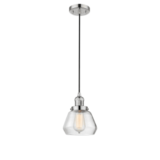 A thumbnail of the Innovations Lighting 201C Fulton Polished Nickel / Clear