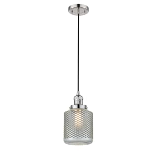 A thumbnail of the Innovations Lighting 201C Stanton Polished Nickel / Clear Wire Mesh