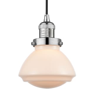 A thumbnail of the Innovations Lighting 201C Olean Polished Nickel / Matte White