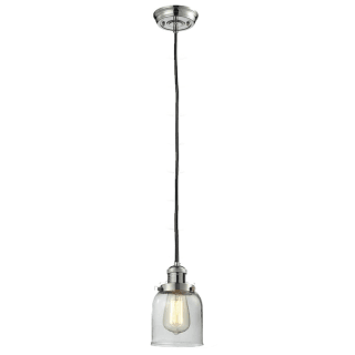 A thumbnail of the Innovations Lighting 201C Small Bell Polished Nickel / Clear