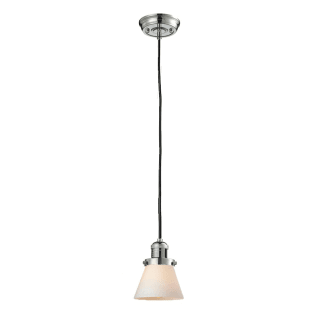 A thumbnail of the Innovations Lighting 201C Small Cone Polished Nickel / Matte White Cased