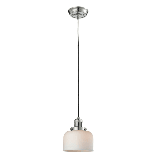 A thumbnail of the Innovations Lighting 201C Large Bell Polished Nickel / Matte White Cased