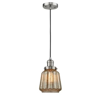 A thumbnail of the Innovations Lighting 201C Chatham Brushed Satin Nickel / Mercury Fluted