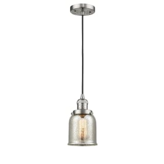 A thumbnail of the Innovations Lighting 201C Small Bell Brushed Satin Nickel / Silver Mercury