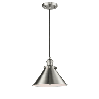 A thumbnail of the Innovations Lighting 201C Briarcliff Brushed Satin Nickel / Metal Shade
