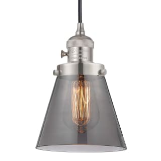 A thumbnail of the Innovations Lighting 201CSW-8-6 Cone Pendant Polished Nickel / Plated Smoke