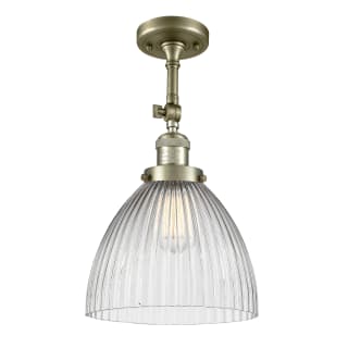 A thumbnail of the Innovations Lighting 201F Seneca Falls Antique Brass / Clear Halophane