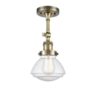 A thumbnail of the Innovations Lighting 201F Olean Antique Brass / Seedy