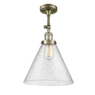A thumbnail of the Innovations Lighting 201F X-Large Cone Antique Brass / Seedy