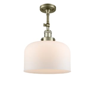 A thumbnail of the Innovations Lighting 201F X-Large Bell Antique Brass / Matte White