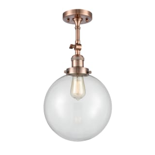 A thumbnail of the Innovations Lighting 201F X-Large Beacon Antique Copper / Clear
