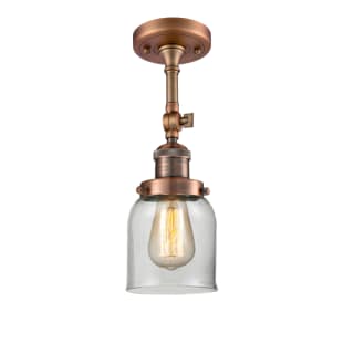 A thumbnail of the Innovations Lighting 201F Small Bell Antique Copper / Clear