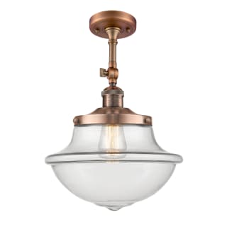 A thumbnail of the Innovations Lighting 201F Large Oxford Antique Copper / Clear