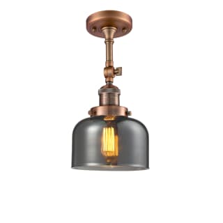 A thumbnail of the Innovations Lighting 201F Large Bell Antique Copper / Smoked