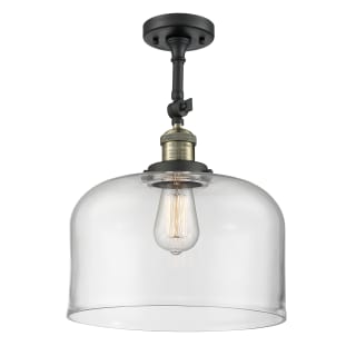A thumbnail of the Innovations Lighting 201F X-Large Bell Black Antique Brass / Clear
