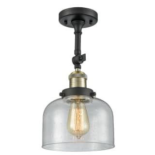 A thumbnail of the Innovations Lighting 201F Large Bell Black Antique Brass / Seedy