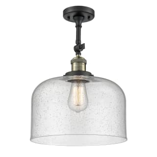 A thumbnail of the Innovations Lighting 201F X-Large Bell Black Antique Brass / Seedy