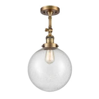 A thumbnail of the Innovations Lighting 201F X-Large Beacon Brushed Brass / Seedy