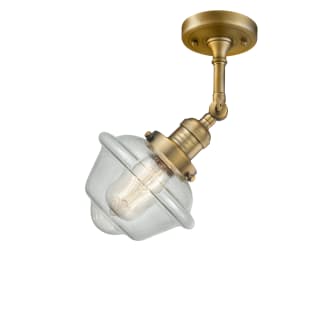 A thumbnail of the Innovations Lighting 201F Small Oxford Brushed Brass / Seedy