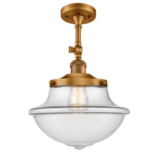 A thumbnail of the Innovations Lighting 201F Large Oxford Brushed Brass / Clear