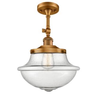 A thumbnail of the Innovations Lighting 201F Large Oxford Brushed Brass / Seedy