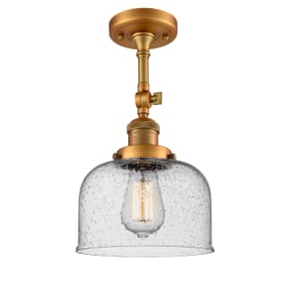 A thumbnail of the Innovations Lighting 201F Large Bell Brushed Brass / Seedy