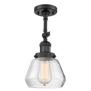 A thumbnail of the Innovations Lighting 201F Fulton Matte Black / Clear