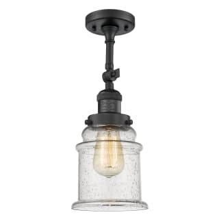 A thumbnail of the Innovations Lighting 201F Canton Matte Black / Seedy