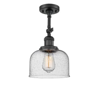 A thumbnail of the Innovations Lighting 201F Large Bell Matte Black / Seedy