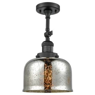 A thumbnail of the Innovations Lighting 201F Large Bell Matte Black / Silver Mercury