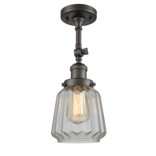 A thumbnail of the Innovations Lighting 201F Chatham Oiled Rubbed Bronze / Clear Fluted