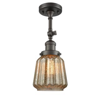 A thumbnail of the Innovations Lighting 201F Chatham Oiled Rubbed Bronze / Mercury Fluted
