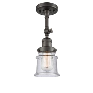 A thumbnail of the Innovations Lighting 201F Small Canton Oil Rubbed Bronze / Seedy