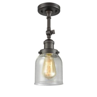A thumbnail of the Innovations Lighting 201F Small Bell Oiled Rubbed Bronze / Seedy