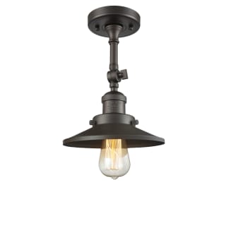 A thumbnail of the Innovations Lighting 201F Railroad Oiled Rubbed Bronze / Metal Shade