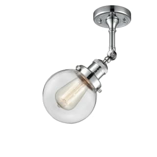 A thumbnail of the Innovations Lighting 201F-6 Beacon Polished Chrome / Clear