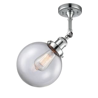 A thumbnail of the Innovations Lighting 201F-8 Beacon Polished Chrome / Clear