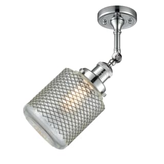 A thumbnail of the Innovations Lighting 201F Stanton Polished Chrome / Clear Wire Mesh