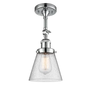 A thumbnail of the Innovations Lighting 201F Small Cone Polished Chrome / Seedy