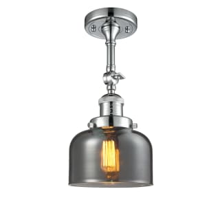 A thumbnail of the Innovations Lighting 201F Large Bell Polished Chrome / Smoked