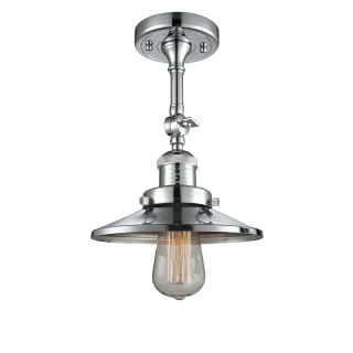 A thumbnail of the Innovations Lighting 201F Railroad Polished Chrome / Metal Shade