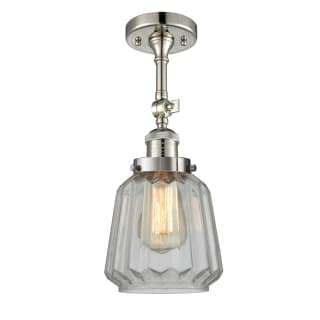 A thumbnail of the Innovations Lighting 201F Chatham Polished Nickel / Clear Fluted