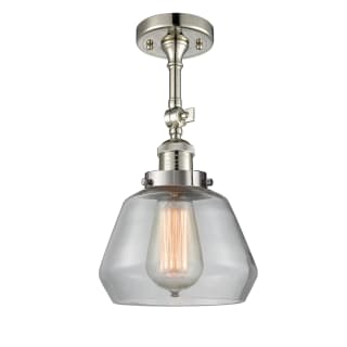 A thumbnail of the Innovations Lighting 201F Fulton Polished Nickel / Clear
