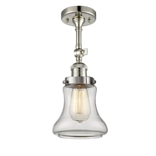 A thumbnail of the Innovations Lighting 201F Bellmont Polished Nickel / Clear