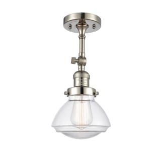 A thumbnail of the Innovations Lighting 201F Olean Polished Nickel / Clear